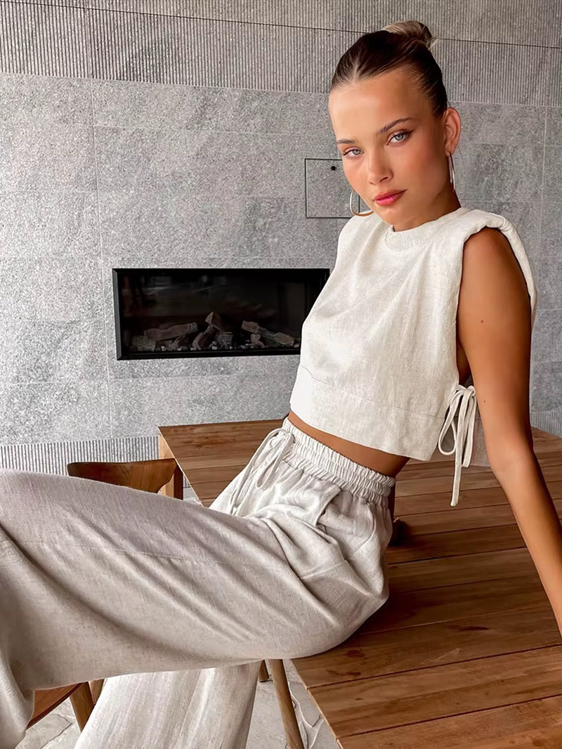 Crop Top & Pant Set