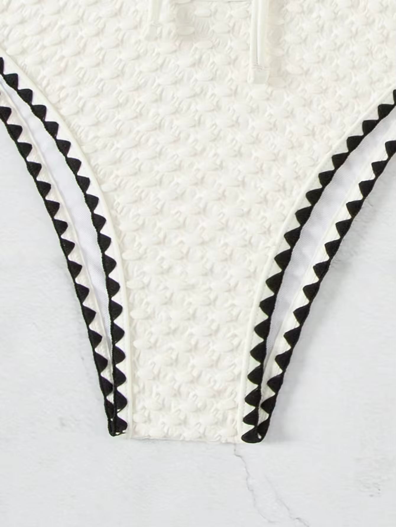 White Strapless 2-Piece Swimsuit for Women