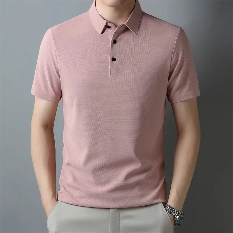 Men's Waffle Knit Polo