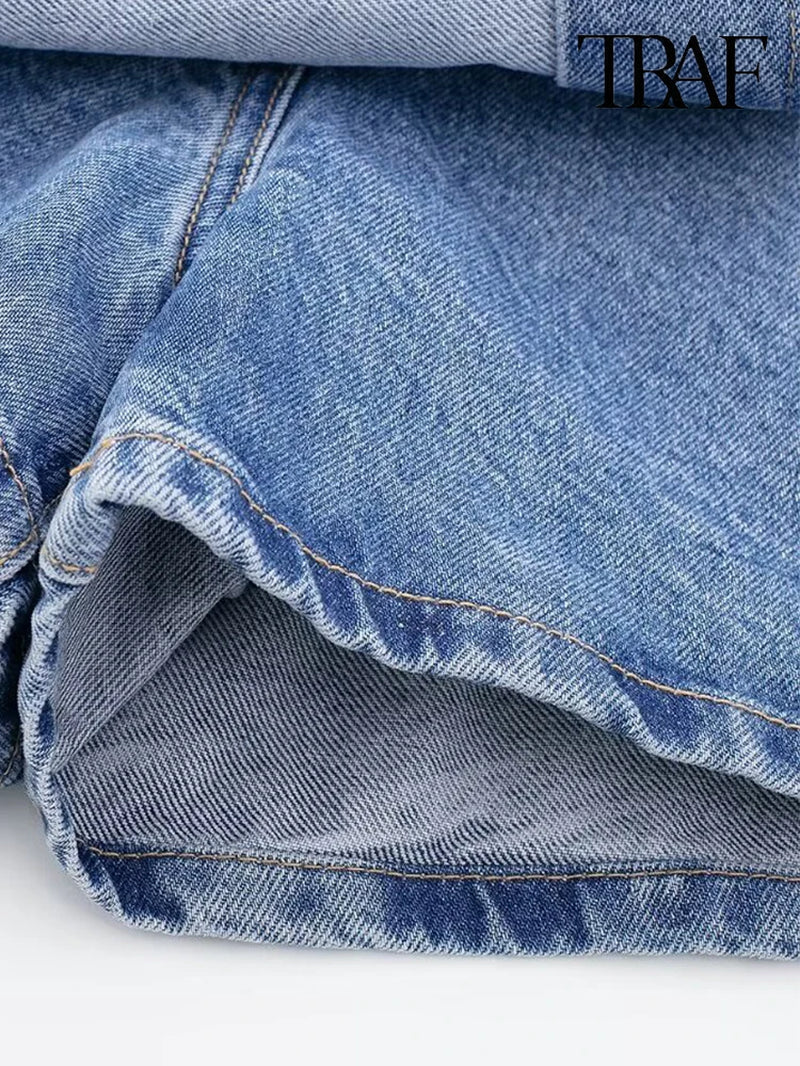 Denim Mini Skirt
