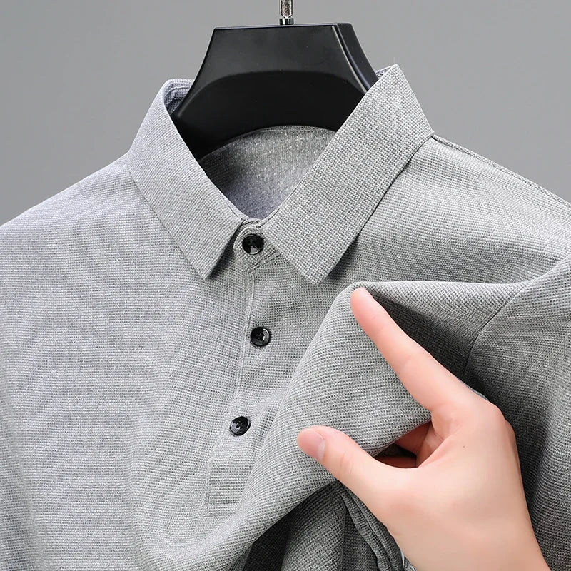 Men's Waffle Knit Polo