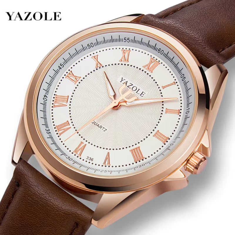YAZOLE Quartz Watch Men Top Brand Luxury 2025 Watches Clock Wrist Watch Quartz-Watch Hodinky Relogio Masculino Erkek Kol Saati