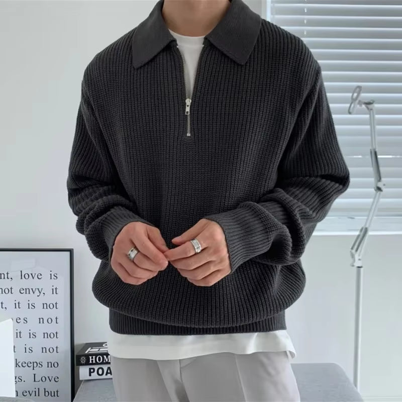 Men's Vintage Half-Zip Sweater