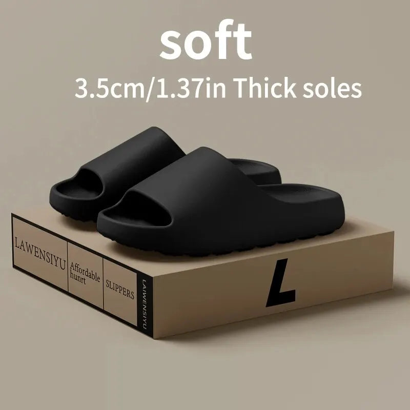 Coconut Slippers Feel like Stepping on Shit Thick-Soled Sandals Summer New Non-Slip Wearing Sandals