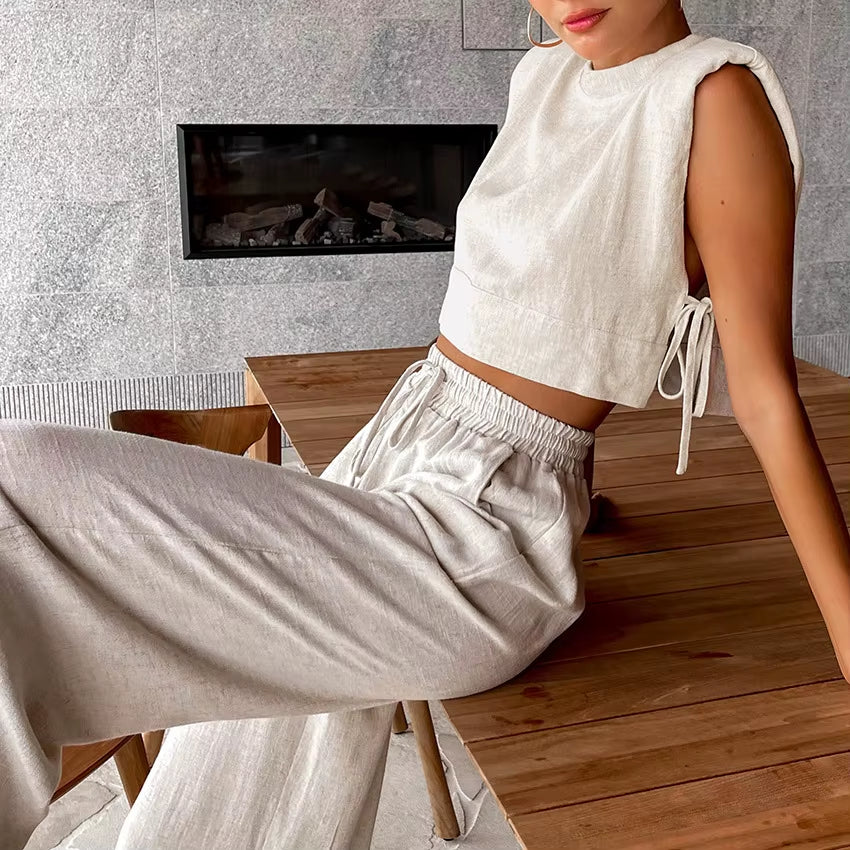 Crop Top & Pant Set