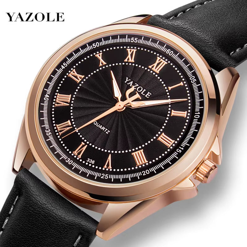 YAZOLE Quartz Watch Men Top Brand Luxury 2025 Watches Clock Wrist Watch Quartz-Watch Hodinky Relogio Masculino Erkek Kol Saati
