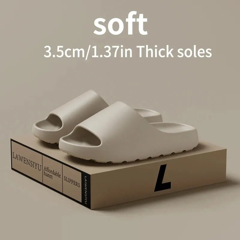 Coconut Slippers Feel like Stepping on Shit Thick-Soled Sandals Summer New Non-Slip Wearing Sandals