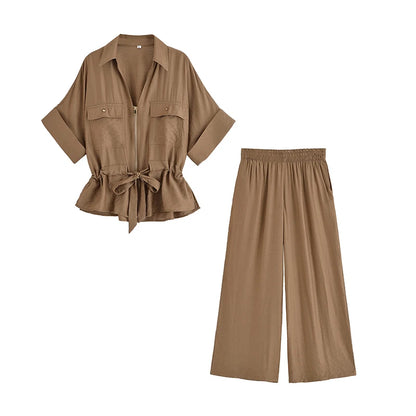  Elastic Waist Pants & Top