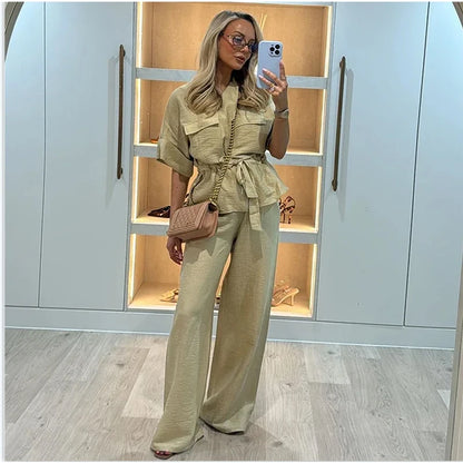  Elastic Waist Pants & Top