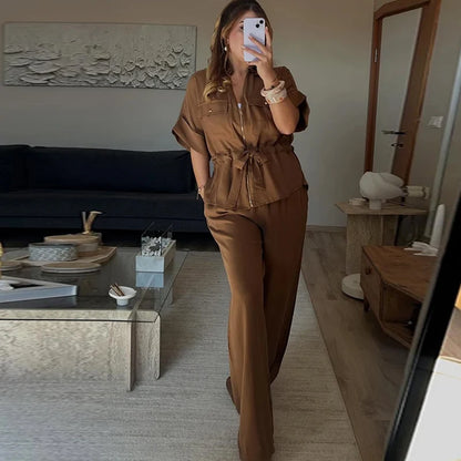  Elastic Waist Pants & Top