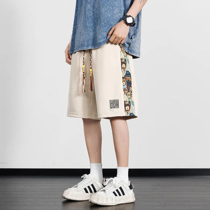 American Functional Tool Shorts Men'S Summer Thin Casual Five-Point Fashion Brand Breathable Pants Working Shorts Man Cargo Bike
