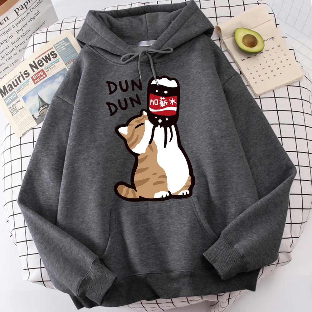 Cartoon Cat Hoodie