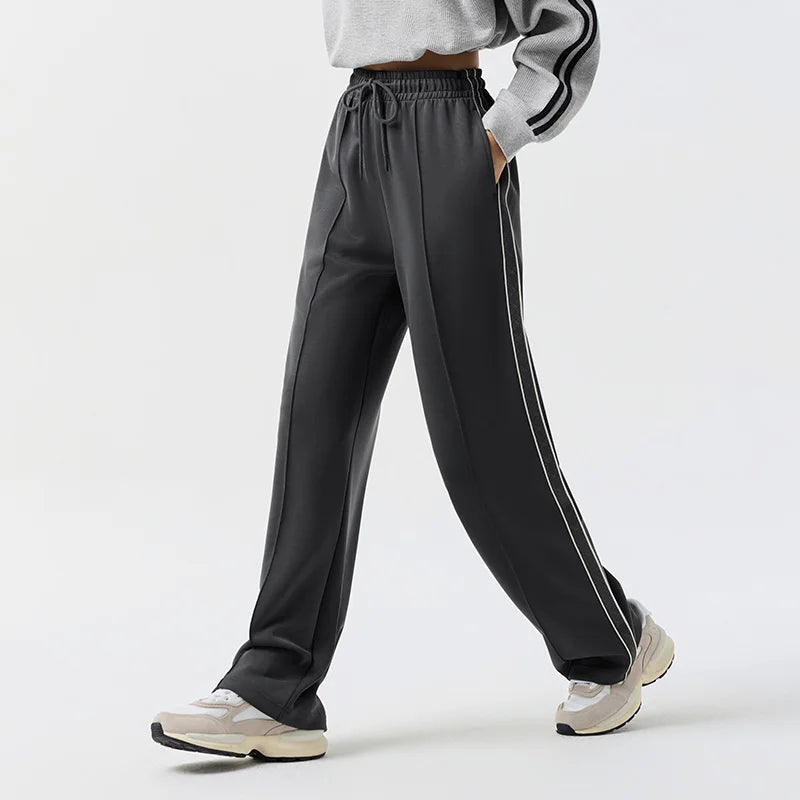 LoungeEase Wide-Leg Slimming Trousers