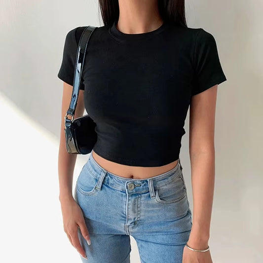  Basic Short Sleeve Top