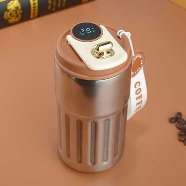 Thermos Bottle with LED Temperature Display