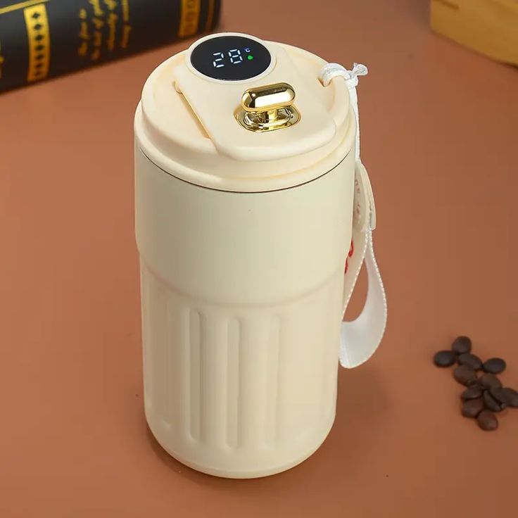 Thermos Bottle with LED Temperature Display