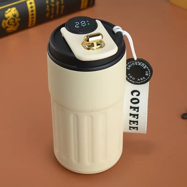 Thermos Bottle with LED Temperature Display