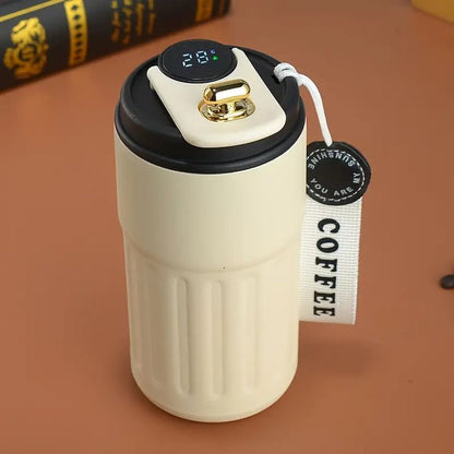 Thermos Bottle with LED Temperature Display