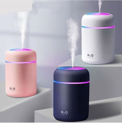 300Ml H2O Air Humidifier Portable Mini USB Aroma Diffuser with Cool Mist for Bedroom Home Car Plants Purifier Humificador