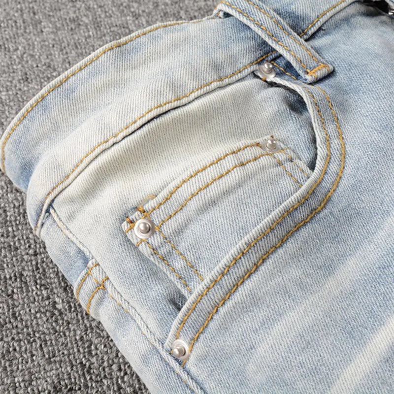 Light Blue Street Slim Fit