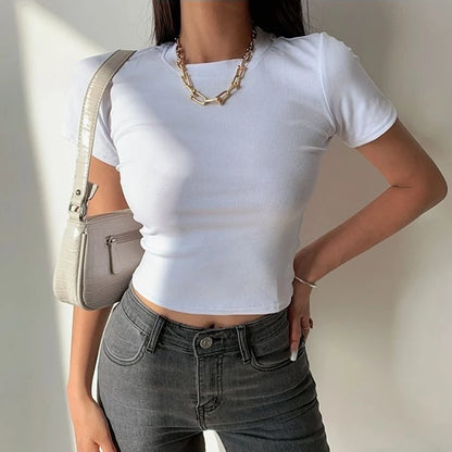  Basic Short Sleeve Top