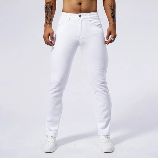 White Slim Fit Jeans