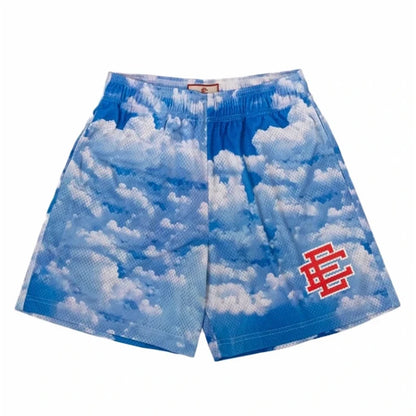 Floral Mesh Basketball  Shorts 
