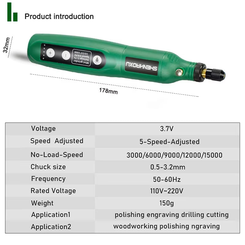 Electric Cordless Rotary ToolKit