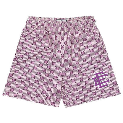Floral Mesh Basketball  Shorts 