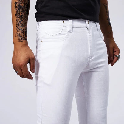 White Slim Fit Jeans