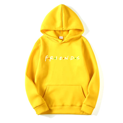 Autumn and Winter 2023 Fashion Hoodie Sweatshirt, White Friend Shirt and Hat, Hooded Sweatshirt for Men and Women