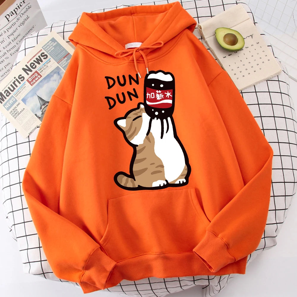 Cartoon Cat Hoodie