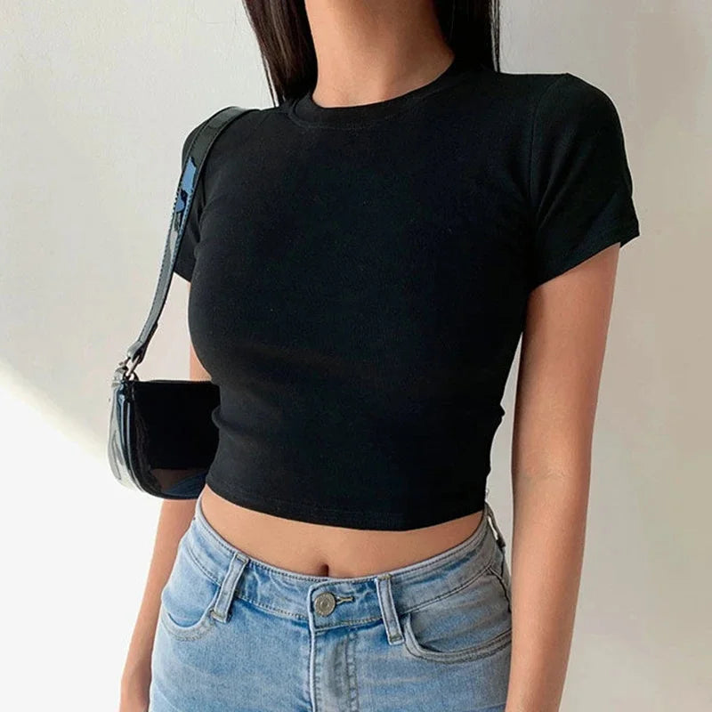 Basic Short Sleeve Top