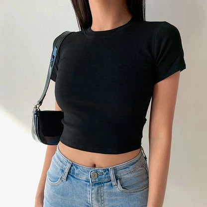 Basic Short Sleeve Top
