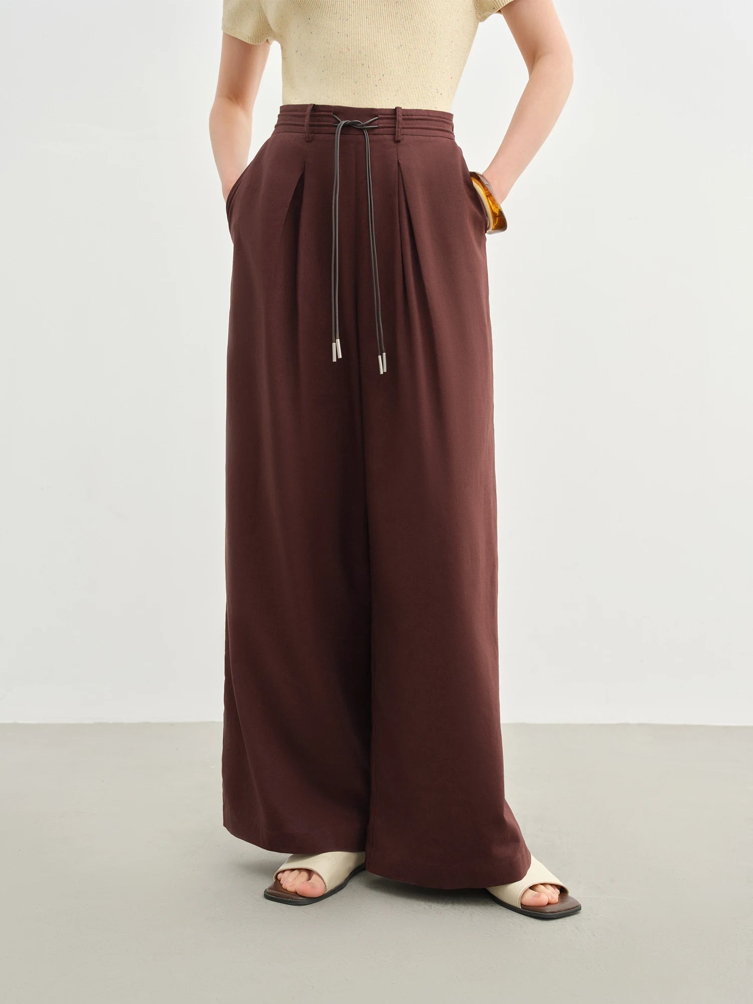 BreezyLuxe Linen-Blend Lounge Pants