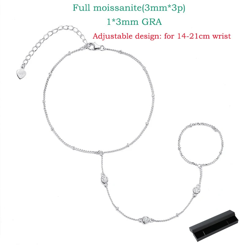 3mm Moissanite Bracelet