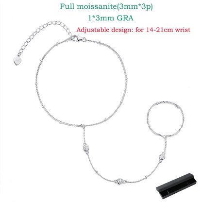 3mm Moissanite Bracelet