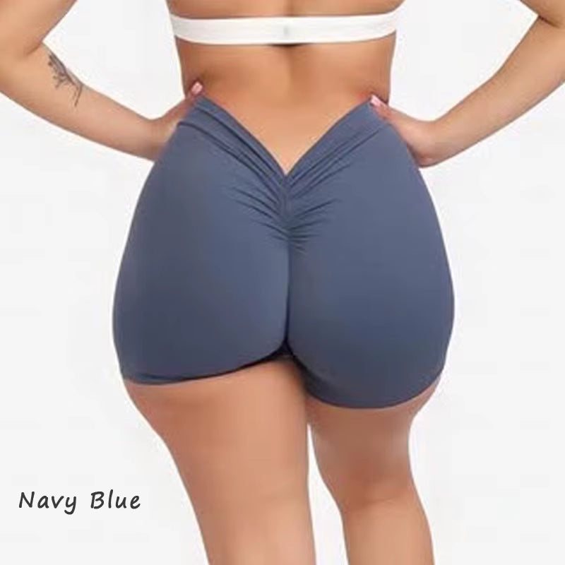 V-Luxe High-Waist Yoga Shorts