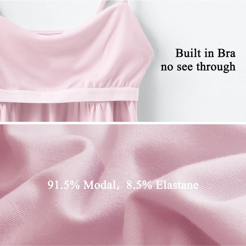 OMKAGI Cute Peplum Camisole Tops for Women Built in Bra Sleeveless Going Out Tank Top