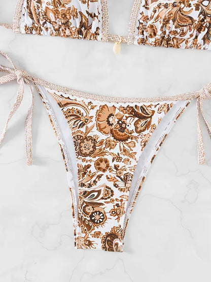 Triangle Halter String Bikini – Two-Piece