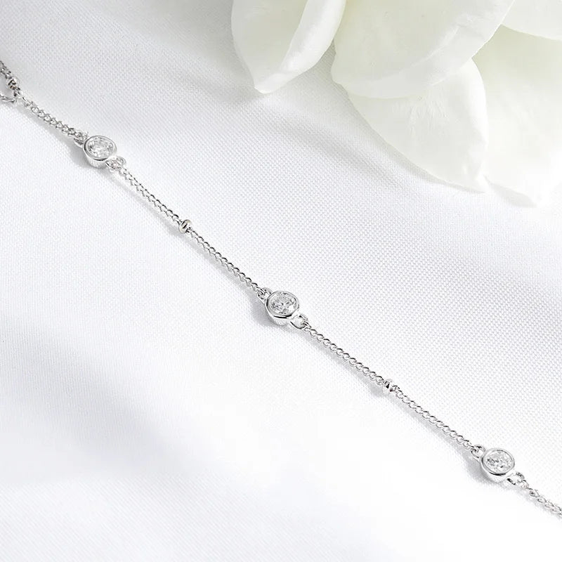 3mm Moissanite Bracelet