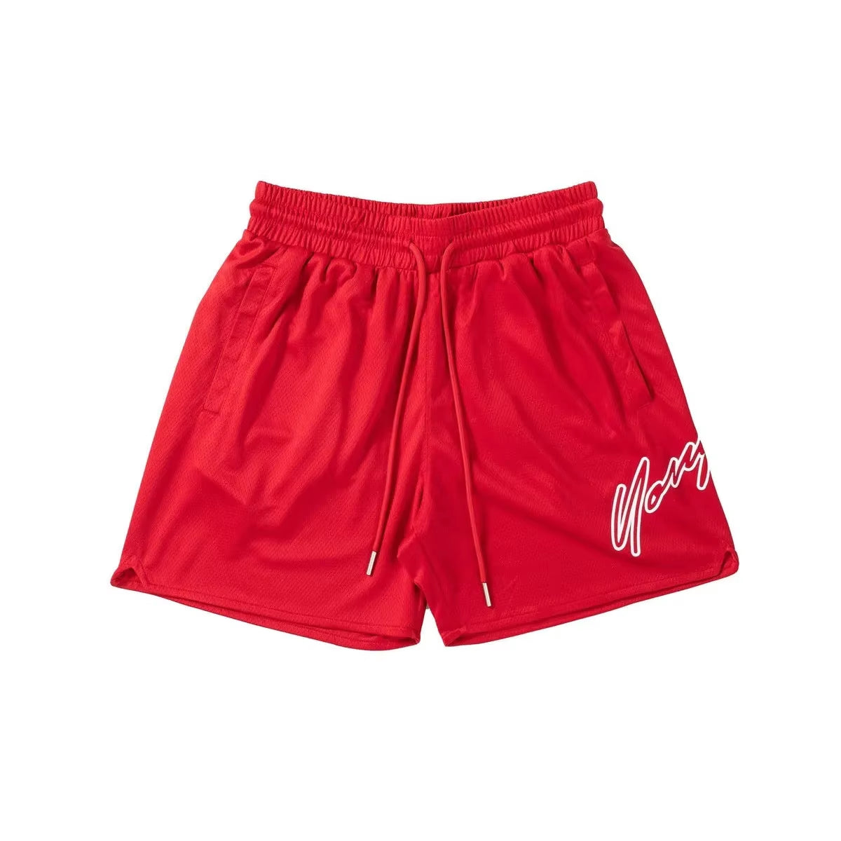 Summer Men' Shorts Breathable Absorb Sweat Quick-Drying Gyms Loose Shorts Outdoor Sports Fashion Leisure Beach Mesh Shorts