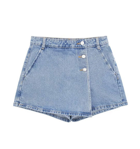  Denim Mini Skirt