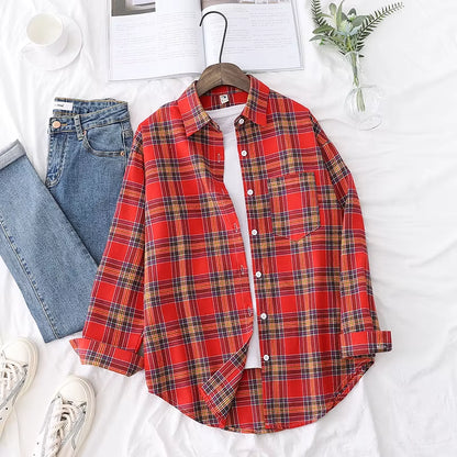 Fresh College Style Long Sleeve Casual Top