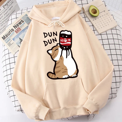 Cartoon Cat Hoodie