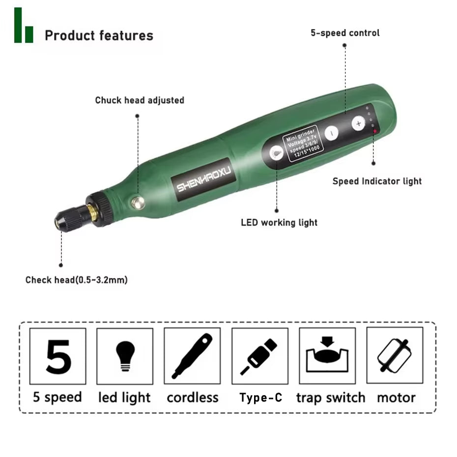 Electric Cordless Rotary ToolKit