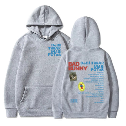 DTMF Debí Tirar Más Fotos 2025 New Album Hoodies Bad Bunny Singer Sweatshirts Men Women Clothing Pullovers Fans Gift Streetwear
