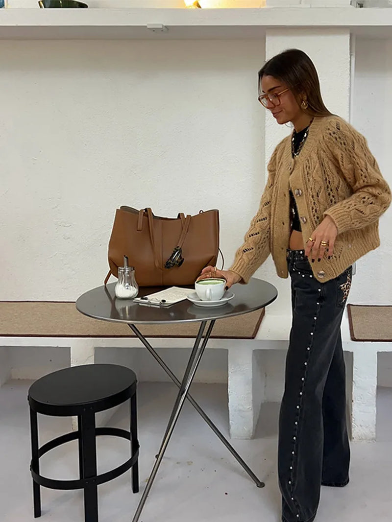  Patchwork Rivet Jeans