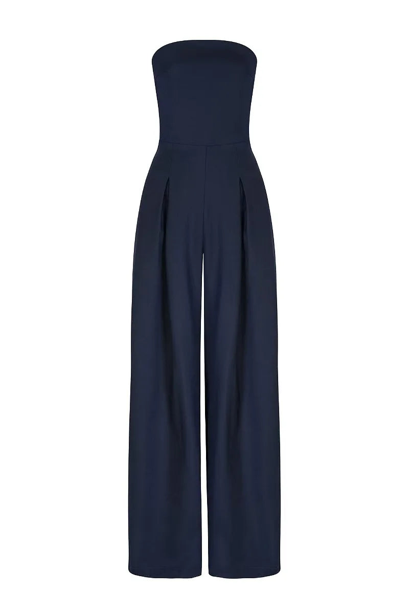 Elegant Strapless Jumpsuit
