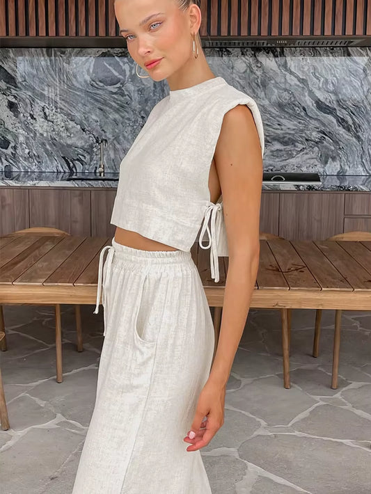 Crop Top & Pant Set